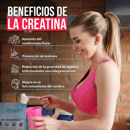 🌸 Creatina Para Mujeres – Más fuerza, más seguridad, más tú 💪✨